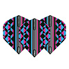 Red Dragon Red Dragon Hardcore Radical Pink, Blue & Black Geometric - Dart Flights