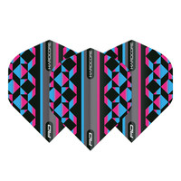 Red Dragon Hardcore Radical Pink, Blue & Black Geometric Flights