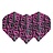 Red Dragon Hardcore Radical Black & Pink - Dart Flights