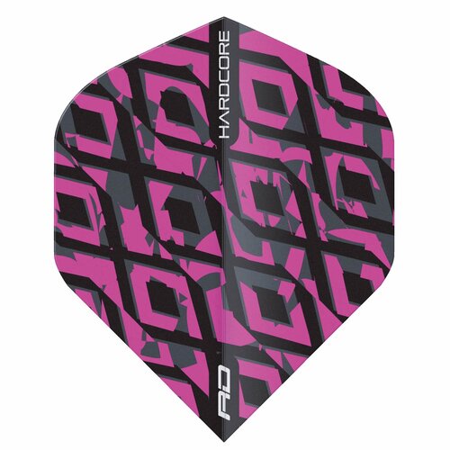 Red Dragon Red Dragon Hardcore Radical Black & Pink - Dart Flights