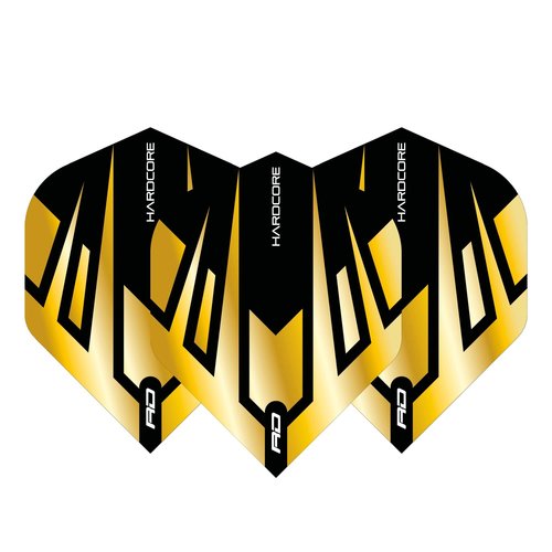 Red Dragon Red Dragon Hardcore Premium Gold & Black Tribal - Dart Flights