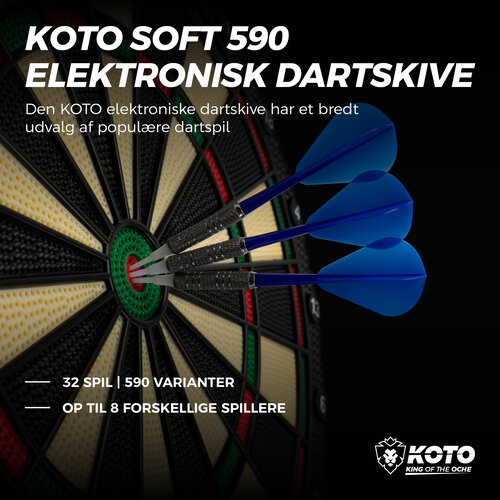 KOTO KOTO SOFT 590   - Elektronisk Dartskive