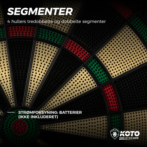 KOTO KOTO SOFT 590   - Elektronisk Dartskive