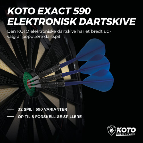 KOTO KOTO Exact 590 - Elektronisk Dartskive