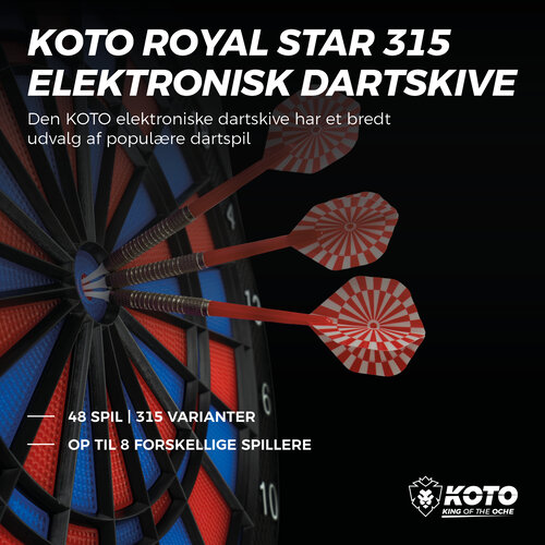 KOTO KOTO Royal Star 315 - Elektronisk Dartskive