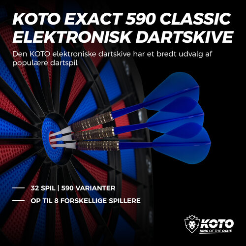 KOTO KOTO Exact 590 Classic - Elektronisk Dartskive