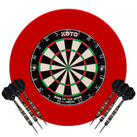 KOTO King Pro Beskyttelsesringe Dart-sæt Red