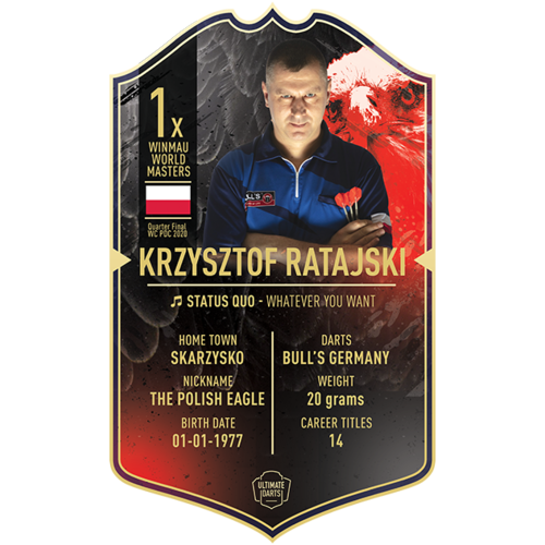Ultimate Darts Ultimate Darts Card Krzysztof Ratajski