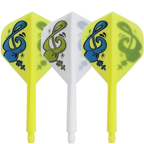 Condor Condor Axe Flight System - Musical Note - Standard Mix - Dart Flights