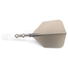 CUESOUL Cuesoul - ROST T19 Integrated Dart Flights - Big Wing - Grey Clear - Dart Flights