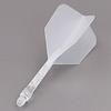 CUESOUL Cuesoul - ROST T19 Integrated Dart Flights - Big Wing - Clear - Dart Flights