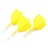 Cuesoul - ROST T19 Integrated Dart Flights - Big Wing - Yellow Clear - Dart Flights