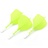 Cuesoul - ROST T19 Integrated Dart Flights - Big Wing - Green White - Dart Flights