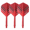 CUESOUL Cuesoul - Tero Flight System AK5 Rost Honnycombs Pattern - Red Standard - Dart Flights