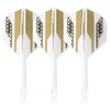 CUESOUL Cuesoul - Tero Flight System AK5 Rost Golden Pattern - White Standard - Dart Flights