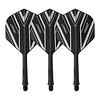 CUESOUL Cuesoul - Tero Flight System AK5 Rost Black Pattern - Black Standard - Dart Flights