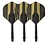 Cuesoul - Tero Flight System AK5 Rost Golden Pattern - Black Standard - Dart Flights