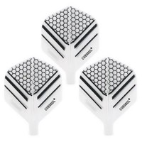 Cuesoul - Tero System AK4 Honnycombs Pattern - White Standard Flights