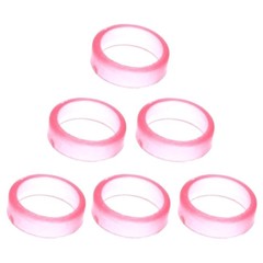 L-Style L Rings - Clear Red