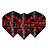 Red Dragon Gerwyn Price Red Hardcore Premium Standard - Dart Flights