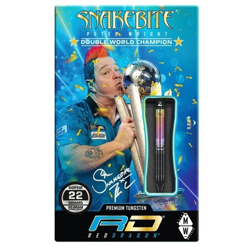 Red Dragon Red Dragon Peter Wright Snakebite World Champion 2020 Edition Soft Tip Dartpile
