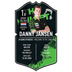Ultimate Darts Card Danny Jansen
