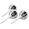 CUESOUL Cuesoul - ROST Integrated Dart Flights - LOVEone - White - Dart Flights