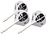 Cuesoul - ROST Integrated Dart Flights - LOVEone - White - Dart Flights