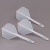 CUESOUL Cuesoul - ROST T19 Integrated Dart Flights - Standard Shape - Clear - Dart Flights