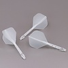 CUESOUL Cuesoul - ROST T19 Integrated Dart Flights - Standard Shape - Clear - Dart Flights