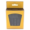 CUESOUL Cuesoul - ROST T19 Integrated Dart Flights - Standard Shape - Clear Black - Dart Flights