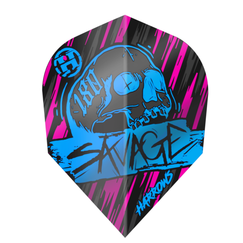 Harrows Harrows Savage Aqua Pink NO6 - Dart Flights