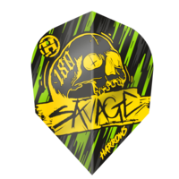 Harrows Savage Yellow Green NO6 Flights