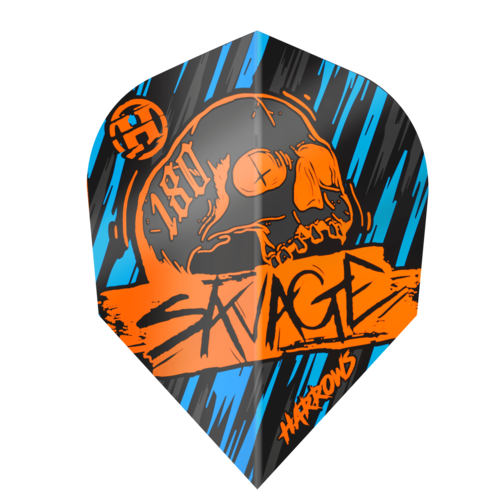 Harrows Harrows Savage Orange Blue NO6 - Dart Flights