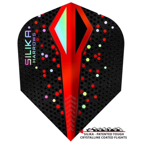 Harrows Harrows Silika Farve Shift Red NO6 Tough Crystalline Coated - Dart Flights