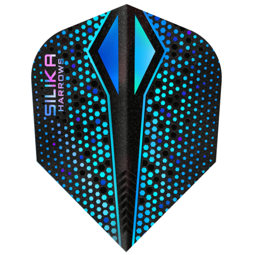 Harrows Harrows Silika X Farve Shift Blue NO6 Tough Crystalline Coated - Dart Flights