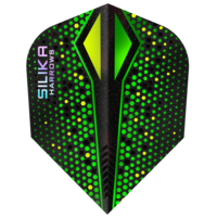 Harrows Silika X Farve Shift Green NO6 Tough Crystalline Coated Flights