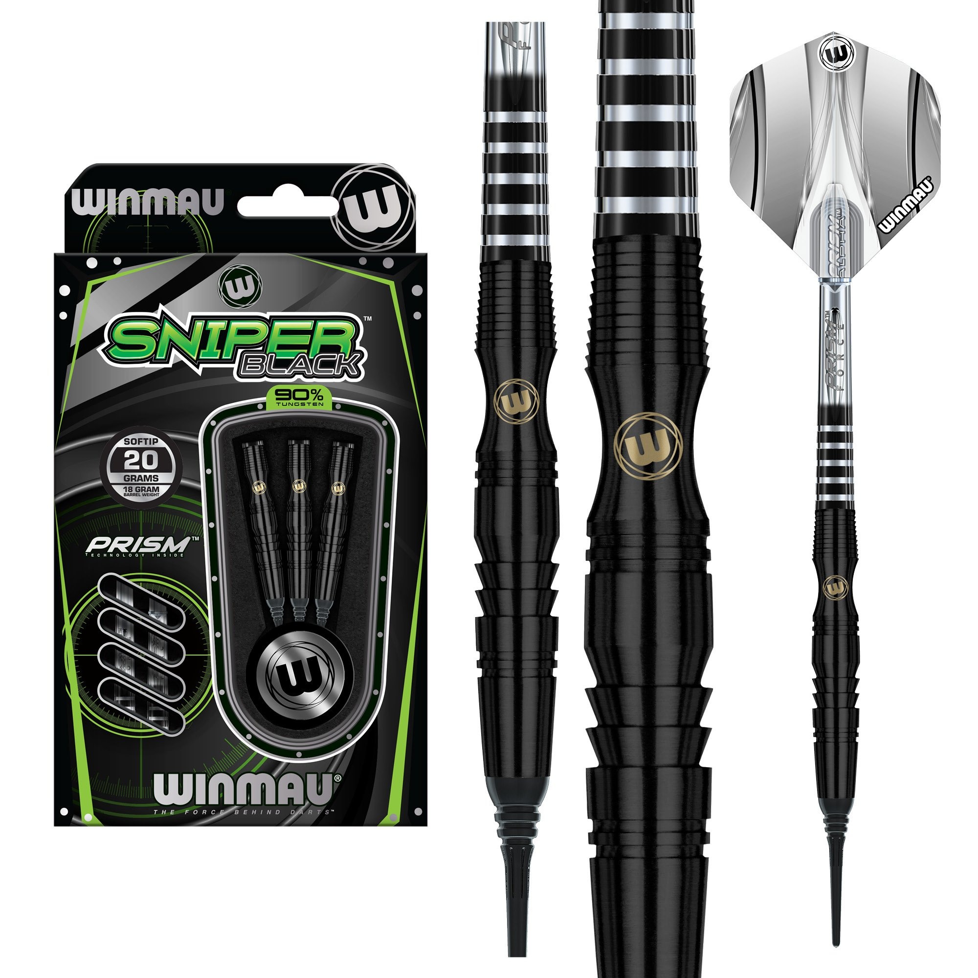 Winmau Sniper Black 90 Soft Tip