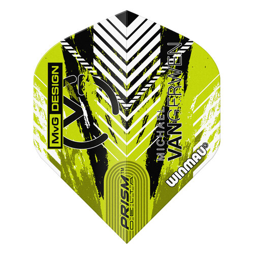 Winmau Winmau Prism Delta MVG Design Green/White - Dart Flights