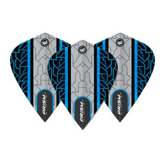 Winmau Prism Alpha Kite Blue/Grey Flights