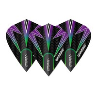 Winmau Prism Alpha Kite Black/Green Flights