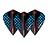 Winmau Prism Zeta Kite Black/Blue - Dart Flights