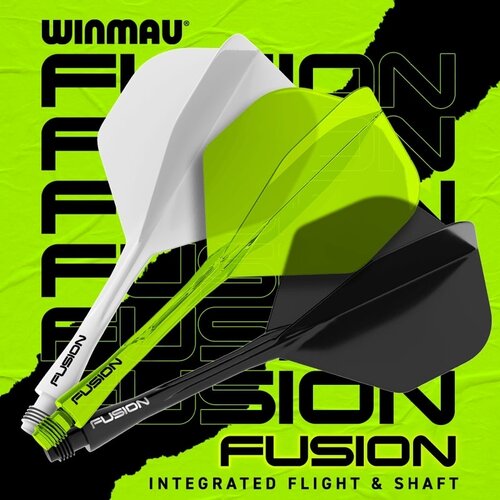 Winmau Winmau Fusion Neon Yellow NO2 - Dart Flights