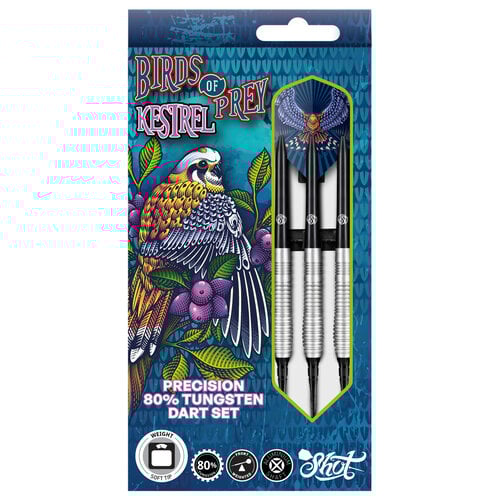 Shot Shot Birds Of Prey Kestrel 80% Soft Tip Dartpile