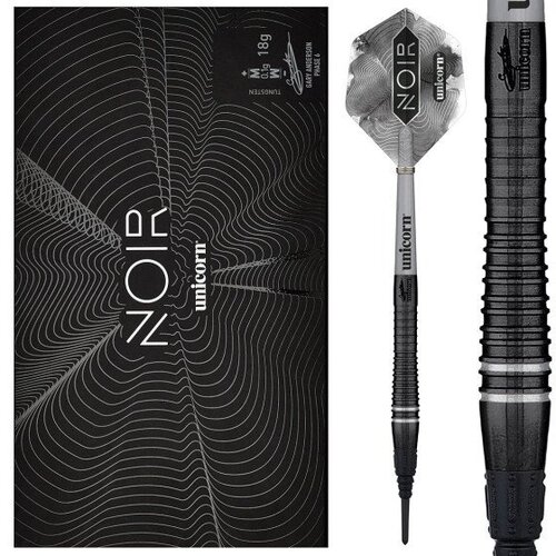 Unicorn Unicorn Gary Anderson Noir Phase 6 90% Soft Tip Dartpile