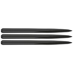 Unicorn Steel Dart Points Volute Black