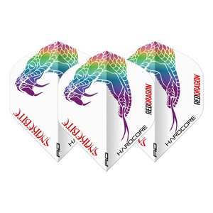 Red Dragon Peter Wright Yin Yang Black White - Dart Flights