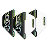 Red Dragon Red Dragon Hardcore Radical Black White Ikon - Dart Flights