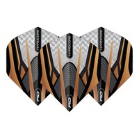 Red Dragon Hardcore Gold White - Dart Flights