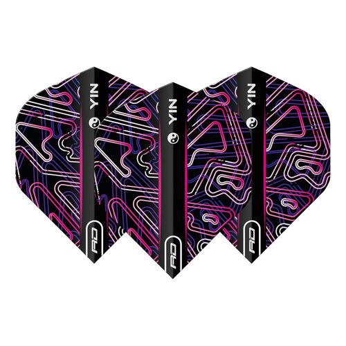 Red Dragon Red Dragon Yin Yang Pink Black - Dart Flights